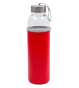 Yılbaşına Özel 500Ml Kırmızı Su Matarası & Metal Kutulu Mum & 280 ML Kulplu Kırmızı Çelik Termos & Kırmızı Ajanda & Roller Kalem Hediye Seti