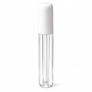 Beyaz Kapaklı Üçgen Kesitli Lip Gloss Ambalajı – 3 ml