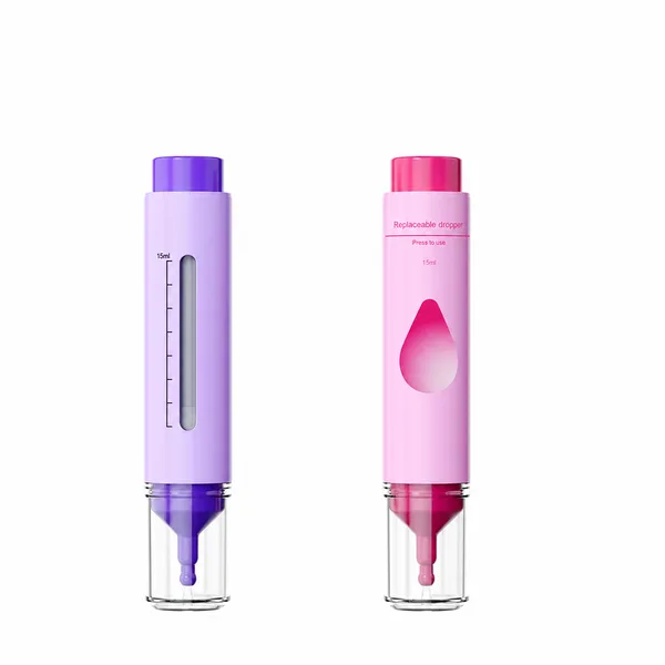 Yeniden Doldurulabilir Airless Damlalıklı Şişe – 15 ml
