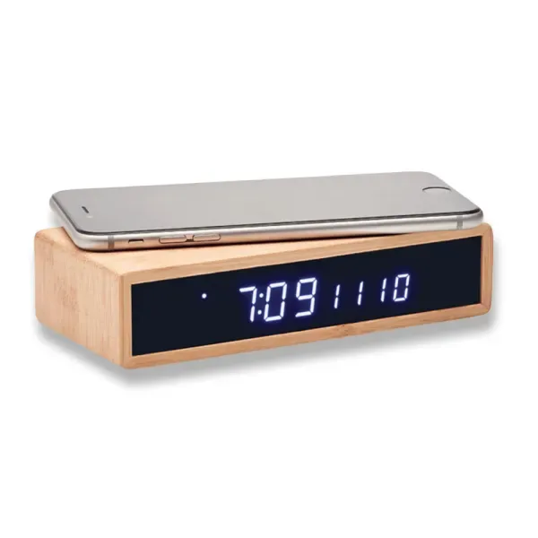 Bamboo Wireless Charging Stand – Model 2 — detail