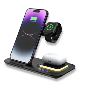 ED232 Kablosuz Şarj Standı (Telefon, Saat, Kulaklık)