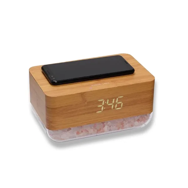 Bamboo Wireless Charging Stand – Model 1 — detail