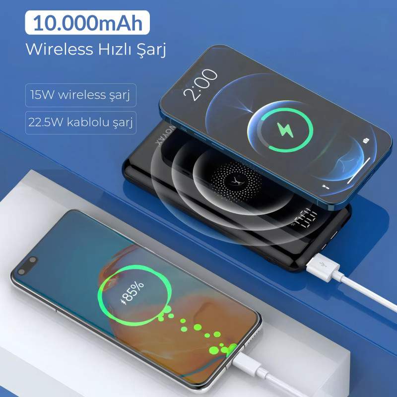 Woyax by Deji Power Bank 10000mAh 22.5W Wireless Fast Portable Charger — detail