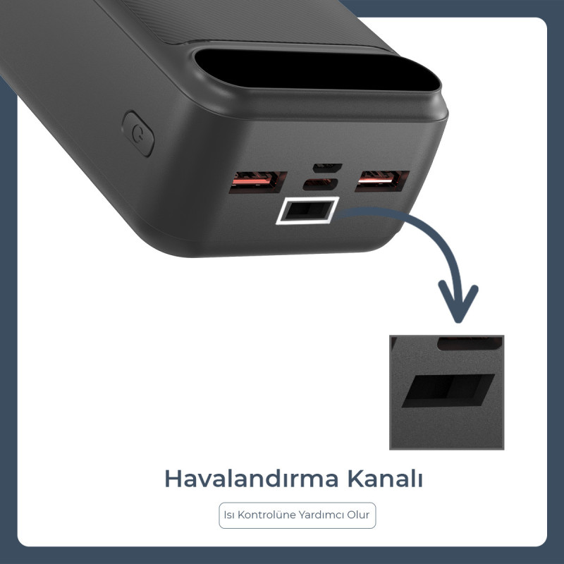 Woyax Powerbank 30000mah Hızlı 22.5w Taşınabilir Batarya Şarj Cihazı
