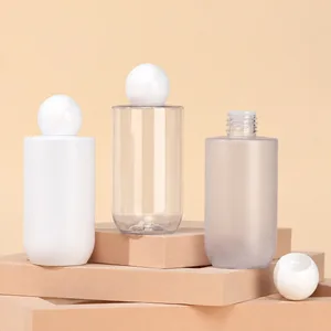 Oval Başlıklı PET Kozmetik Şişesi – 200 ml