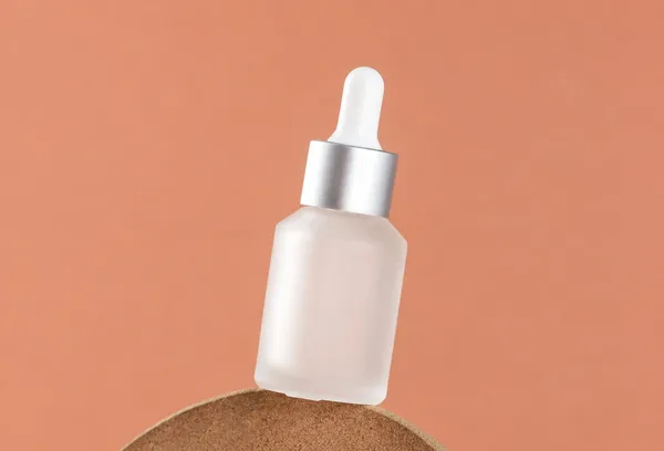 Buzlu ve Beyaz Cam Damlalıklı Serum Şişesi – 30 ml