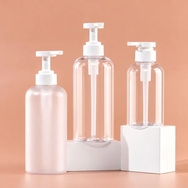 Geniş Basma Başlıklı PET Banyo Şişesi
