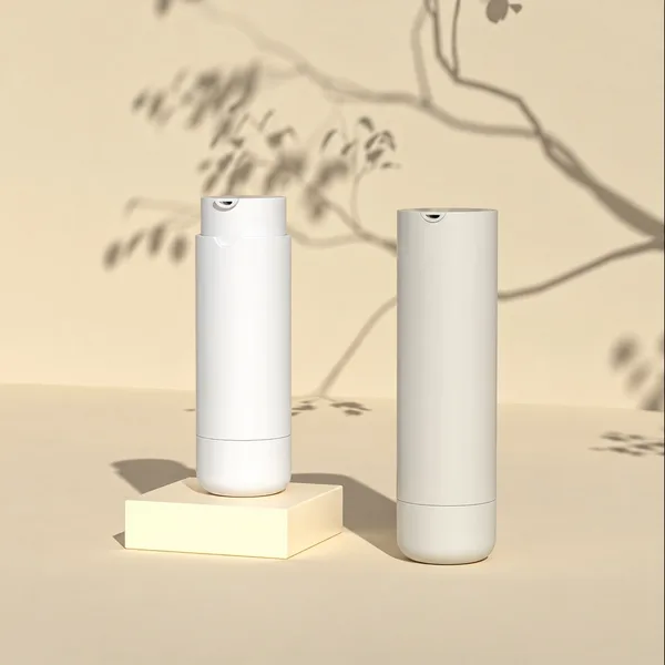 Değiştirilebilir Kartuşlu Yuvarlatılmış ABS Airless Şişe