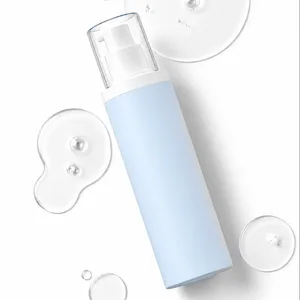 Beyaz Pompalı İnce Silindirik PP Airless Şişe