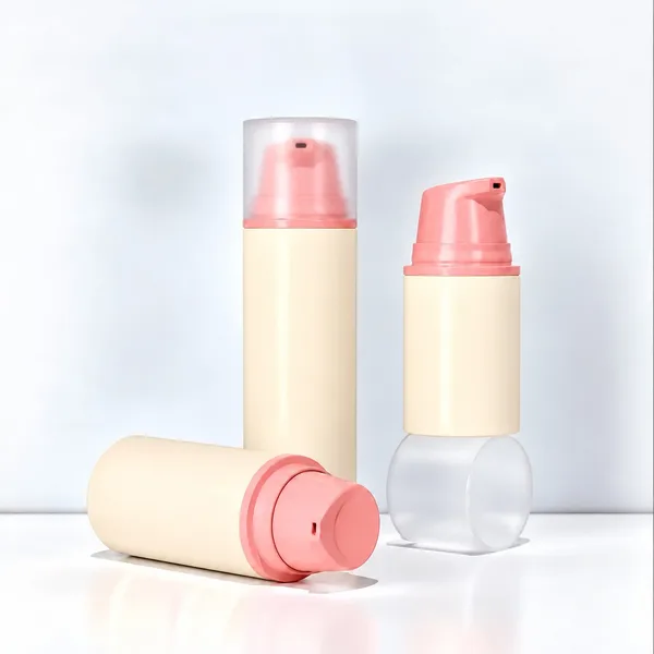 Eğimli Basma Başlıklı PP Airless Şişe