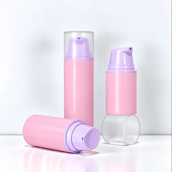 Eğimli Basma Başlıklı PP Airless Şişe (detay)