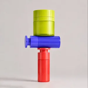 Düz Disk Başlıklı Renkli PS Airless Şişe ve Kavanoz Serisi