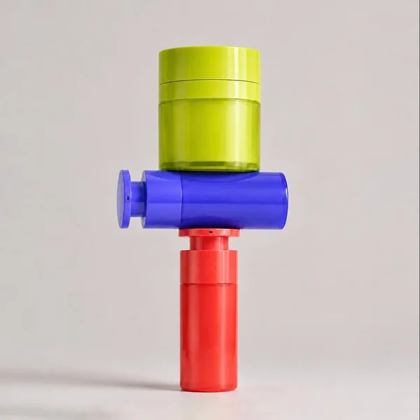 Düz Disk Başlıklı Renkli PS Airless Şişe ve Kavanoz Serisi