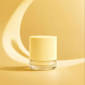 Şeffaf Tabanlı Kaşıklı PS Krem Kavanozu