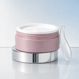 Metalik Kapaklı Spatulalı ABS Krem Kavanozu – 100 g