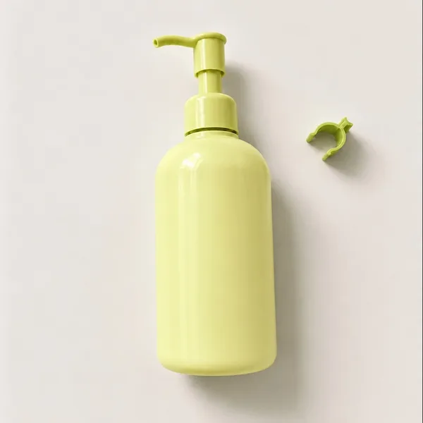 Kilit Klipsli İnce Pompalı PET Bakım Şişesi – 250 ml