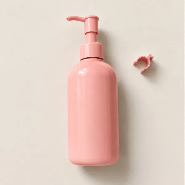 Kilit Klipsli İnce Pompalı PET Bakım Şişesi – 250 ml (detay)