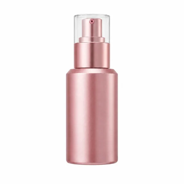 Transparent Cap Metallic PP Airless Treatment Bottle (detail)