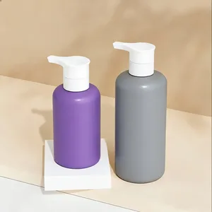 Geniş Eğrisel Başlıklı PET Banyo Pompa Şişesi