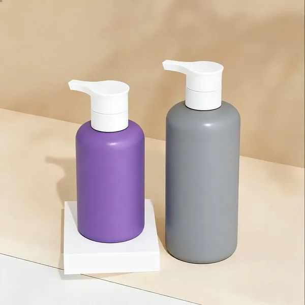 Geniş Eğrisel Başlıklı PET Banyo Pompa Şişesi (detay)