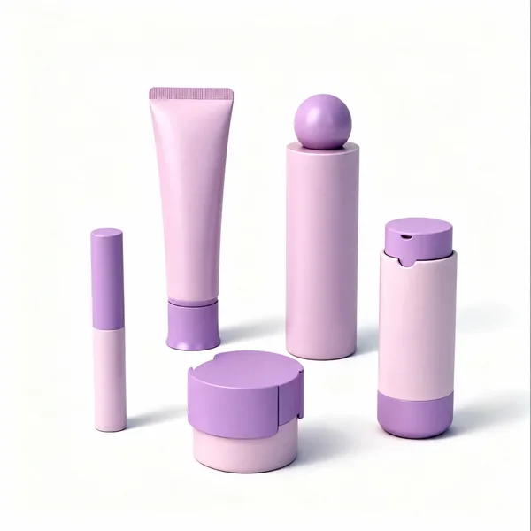 Sphere Cap Bottle and Airless Care Packaging Series (detail)