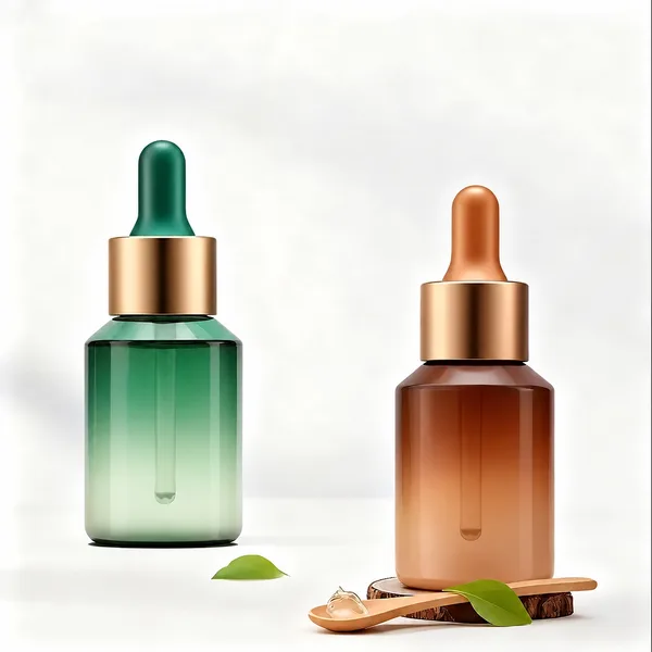 Altın veya Renkli Başlıklı Cam Serum Damlalığı – 30 ml