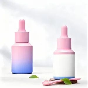 Altın veya Renkli Başlıklı Cam Serum Damlalığı – 30 ml