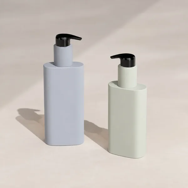 Lockable Pump Top Flat PET Bottle (detail)
