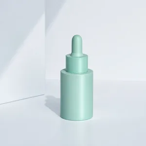 Pastel Kapaklı Düz Silindirik Cam Serum Damlalığı – 30 ml