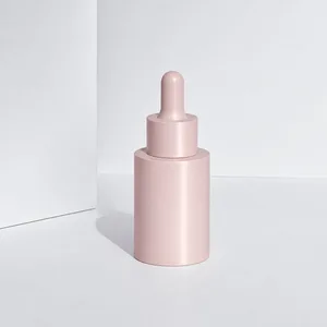 Pastel Kapaklı Düz Silindirik Cam Serum Damlalığı – 30 ml