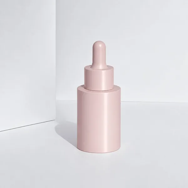 Pastel Kapaklı Düz Silindirik Cam Serum Damlalığı – 30 ml (detay)
