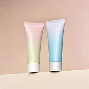 Düz Kapaklı Pastel Degrade PE Bakım Tüpü – 100 ml