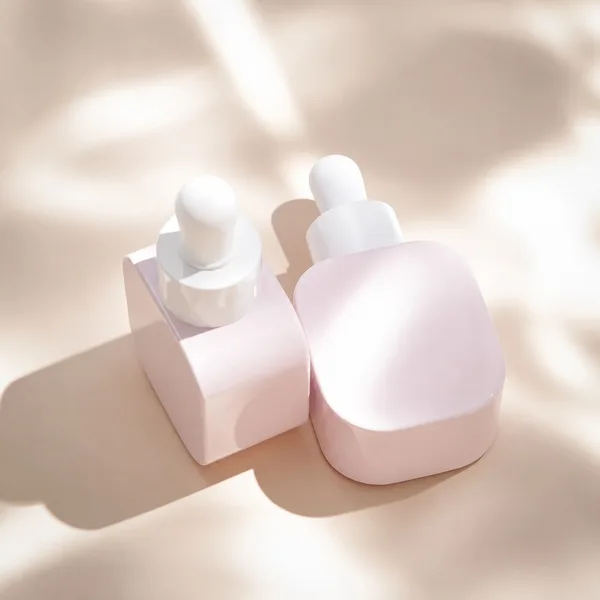 Yuvarlatılmış Kare Cam Serum Damlalığı – 30 ml