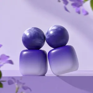 Küre Kapaklı Yuvarlatılmış Kare Cam Şişe – 30 ml