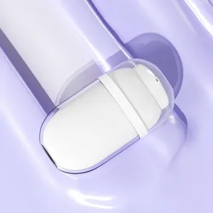 Şeffaf Dış Gövdeli Oval PS Airless Şişe – 30 ml