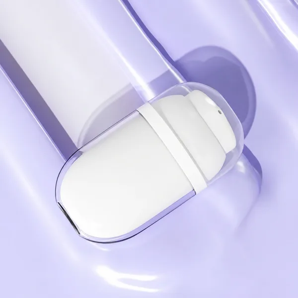 Şeffaf Dış Gövdeli Oval PS Airless Şişe – 30 ml