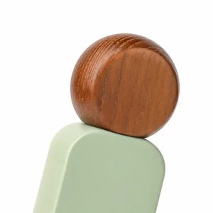 Ahşap Görünümlü Kapaklı Mini Cam Pompalı Şişe – 20 ml