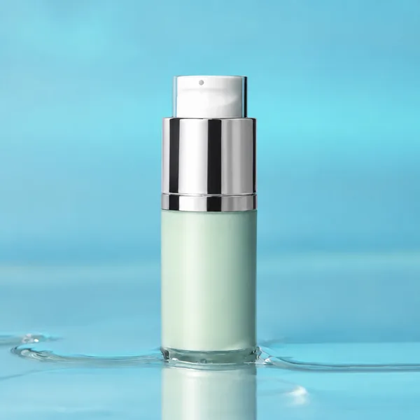 Gümüş Çevirmeli Başlıklı Mint AS Airless Şişe