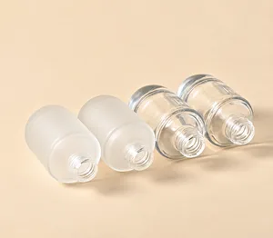 Oval Cam Fondöten ve Serum Şişesi – 30 ml