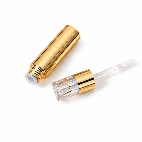 Altın Gövdeli Şeffaf Kapaklı Lip Gloss Ambalajı – 3 ml (detay)