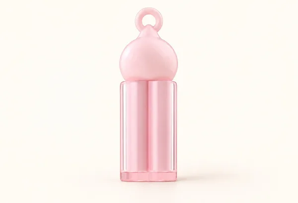 Halkalı Kalp Kapaklı Lip Gloss Ambalajı – 4 ml